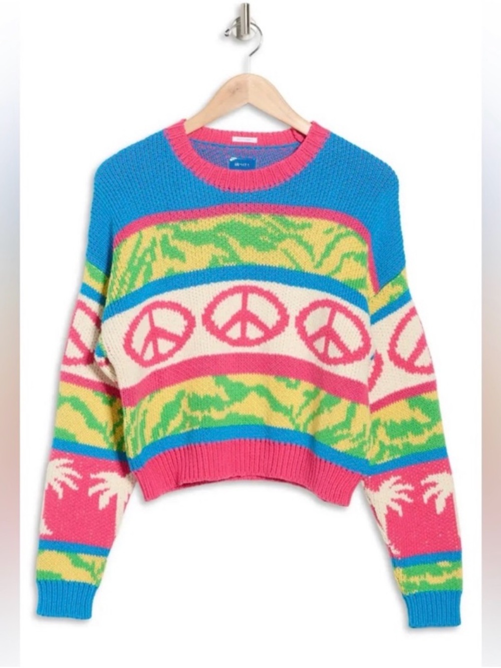 MOTHER The Itsy Crop Jumper Surf Safari‼️RARE‼️SOLD OUT‼️